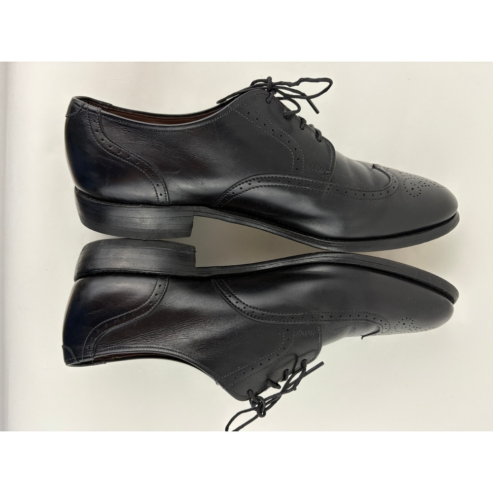 Allen Edmonds Kingswood Wingtip Derby Dress Shoes Men's Size 9.5 Black Leather - Picture 5 of 16